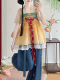 Olive Girl Beige Hanfu Dress 2026 S-L XS-3XL Plus Size Hanfu Chinese Dress Traditional Chinese Clothing Chinese Heritage Fashion Women