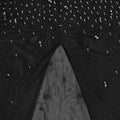Sexy Mesh Rhinestone Bodycon 2 Pieces Set for Woman Outfits Solid Round Neck Sleeveless Crop Top + Skirt Female Clubwear