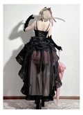 Olivegirl Sweet Pink Lolita Dress 2026 JSK Strap Dress Y2K Cosplay Princess Banquet Lace Patchwork Birthday Dress for Women
