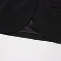 Luxury Diamond Slim Suit Blazer 2026 Autumn New Style Deep V Single Button Black Formal Jacket Coats