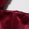 Solid Patchwork Diamonds Designer Dresses For Women Round Neck Splicing Gloves High Waist Mini Chic Dress Female