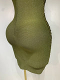 Women Sexy Sleeveless Tassel Bodycon Bandage Dress 2026 Celebrity Elegant Evening Party Luxury Birthday Cocktail Prom Dress