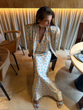 Polka Dot Polka Dot Skirt 2 Piece Set Women Elegant Scarf  Long Sleeve Shirts Suit 2026 Spring Lady Fashion Commute Outwear New