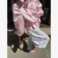 Solid Waist Drawstring Cinched Jacket Women's Satin Pleated Stand Collar Long Sleeves Loose Coat Lady Fashion Daily Outwear New