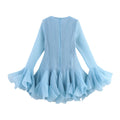Women flare long sleeve Printed Big Swing Ball Gown Dress  Summer Holiday Night Club Party Vestidos Sexy Dresses