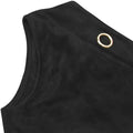 Metal Ring Hollow 2-Piece Set Women Irregular Skew Collar Crop Top+Peach Hip Skirt Matching Sexy Clubwear  Outfits