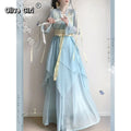 Olive Girl Beige Hanfu Dress 2026 S-L XS-3XL Plus Size Hanfu Chinese Dress Traditional Chinese Clothing Chinese Heritage Fashion Women