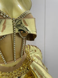 Sexy Stage Performance Costume Two Piece Set Silver Sequins Rhinestone Fancy Outfit Women Backless Shiny Birthday Party Dresses