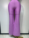 Women Sexy Bandage Crop Top Pant Set Evening Party Club Luxury Birthday High Street Fashion Elegant Luxury Birthday Outfit