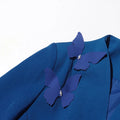 Elegant Blazer Pleated Skirt Sets Women Bow Single Breasted Back Lace Up Jacket Coats Mini Skirts Two Piece Set 2026 Lady
