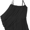 Elegant Milk Silk Ruched Twist Dresses Women Spaghetti Strap High Split Long Sleeveless Cocktail Party Wedding Guest Dress