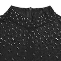 Women Sexy Long Sleeve Diamond Mesh Bodycon Night Out Dress Birthday Party Costume Bar Nightclub Stage Performance Clothing