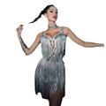 High-end Fashion, Glam Sticky Diamond Tube Top, Rhinestone Chain, Waist Skirt Set, Bar Nightclub Dress Body Transparente Flecos