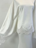 White Temperament Dress Two-Piece Set 2026 Autumn New Women'S Cape Top Long Skirt Lace Set Suit