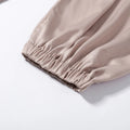 Casual Loose Coats Pants Set Women Full Sleeve Lapel Zippers Solid Coat Long Straight Pleated Pant Sets 2026 Autumn Lady Suit