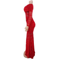 Lace Off-Shoulder Mermaid Maxi Dresses Luxury Woman Wedding Evening Dress Celebrities Outfits Night Clubwear New Year Robes