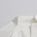 Autumn Slim Women'S Suit Set Fashion 2025 New Double-Breasted Blazer & Wide-Leg Pants Set Winter Solid Chic Outfit