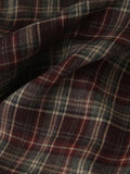 Edgy Street Style Plaid Mini Skirts for Women Low Waist Metal Ring Accent Pleated Hem for Vintage Music Festival