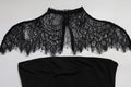 Sexy Lace Patchwork Mini Sheath Dress Elegant Women's Turtleneck Black Short Bodycon Dresses Summer Party Evening Club Wear 2026