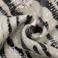 Sequins Patchwork 2 Piece Set Woman Zebra Stripes Swing Collar Backless Tank Tops+Mini Skirts Street Wild Style Suits
