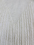 2026 Sexy Hollow Out Kintting Long Dress See Through Crochet Lace-up Bandage Fringed Tube Dress Women Beachwear Vestidos