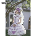 Olivegirl Lolita Dress Summer 2026 Rose JSK Embroidered Slimming Dress Lolita Lace Trim Birthday Party Cosplay
