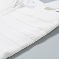Summer Pure White Vintage Bandage Dress Mini Spaghetti Classic Slash Bustier Birthday Dress Office Lady Vestidos