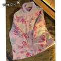 Olive Girl Pink Embroidered Embroidered Jacket for Ren Faire 2026 Garden Wedding Fairycore Photoshoot Everyday Wear S-2XL XS-3XL Plus Size Hand Embroidered Dramatic Silhouette Romantic Garden Party Editorial Not Costume Chinese Heritage Fashion Women