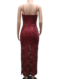 Sexy backless long party dresses for woman summer sequin club birthday dress women elegant cocktail evening prom dresses vestido