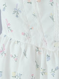 Colorblock Printing Designer Dresses For Women Strapless Sleeveless High Waist A Line Dress Female Fashion Style
