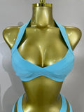 Women Sexy 2 Pieces Bodycon Bandage Swimsuit Celebrate Fashion Beach Swimwear Bikini Summer Style High Quality Wholesale