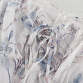 Elegant Printed Pleated Dress Summer Fashion Tie Patchwork Printed High Waist Dress Luxury Vintage Party Women Dresses