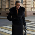 Fur collar Sweaster Cardigan Women's Buttons Long Sleeve Solid Slim Knitted Coat Female Autumn Winter Commuting Cardigan