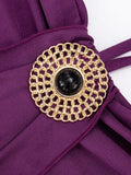 Metal Buckle Dress Women Sexy Elegant Sleeveless Halter Bandages Ribbon Stretch Chic Midnight Party Club Mini Bodycon
