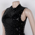 Sexy Sparkly Sequin Patchwork Bodycon Dresses for Woman Ruffle Tassel Dress Female Party Clubwear Long Birthday Outfits
