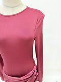 Elegant Style Pencil Dresses for Women O Neck Shoulder Pud Long Sleeve High Waist Pleated Slim Maxi Dress Female