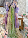 Olive Girl Red Embroidered Hanfu Dress for Ren Faire 2026 Garden Wedding Fairycore Photoshoot Everyday Wear S-L XS-3XL Plus Size Chinese Heritage Fashion Women