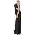 2026 Summer Bra Top and Long Skirt Two Piece Matching Ruched Party Dress for Women Sexy Mesh Sheer Club Birthday Dresses