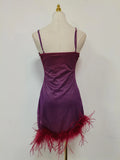Hit Color Slimming Mini Dresses for Women Strapless Sleeveless High Waist Temperament Dress Female New
