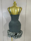 Women Luxury Diamonds Sleeveless Bodycon Bandage Mini Dress High Street Celebrate Evening Prom Club Elegant Birthday Party Dress
