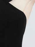 Sexy Bodycon Evening Maxi Dress for Women Halter Sleeveless High Waist Spliced Sequined Backless Ceremony Dresses Female New
