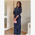 Collection Of Versatile Linen Midi Sets Square Neck Relaxed Fit Casual Day Wear Fashion Daily Linen Pants Women Summer 2026