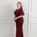Plus Size Dress for Women Glitter Sequin Dresses Sexy Party Birthday Elegant Celebrity Floor Length Maxi Evening Dress
