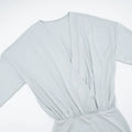 Sexy Ruched Dress Women Deep V-Neck Elegant Peach Hip Full Sleeve Spring Fashion Party Clubwear Skinny Mini Bodycon