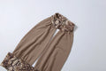 Snake Pattern Print 2 Piece Set Woman Halter Backless Crop Tops+Skinny Peach Hip Shorts Hot Girls Sexy Fashion Suits