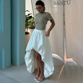 Irregular Flower Buds Skirt Women Spring Summer Street Fashion Pure Cotton Midi Skirt Without Belt Female Commuting Skirt
