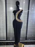 Red Black Women Sexy Off the Shoulder Shining Golden Sequins Bodycon Long Bandage Dress Elegant Evening Party Cocktail Wear
