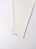 Solid Knitting Minimalist Pants For Women High Waist Loose Temperament Lantern Trousers Female Fashion Clothing Style 2023