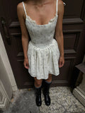 Sexy Floral Print Pleated Dress Women Fashion Straps Sleeveless Slim Elegant Party Dress Female Summer New Commuting Dress