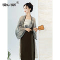 Olivegirl Original Song Dynasty Hanfu Dress Women's Clothes Chinese Spring Summer Autumn Styles Cosplay